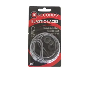 10-Seconds Elastic Shoe Lace - Grey