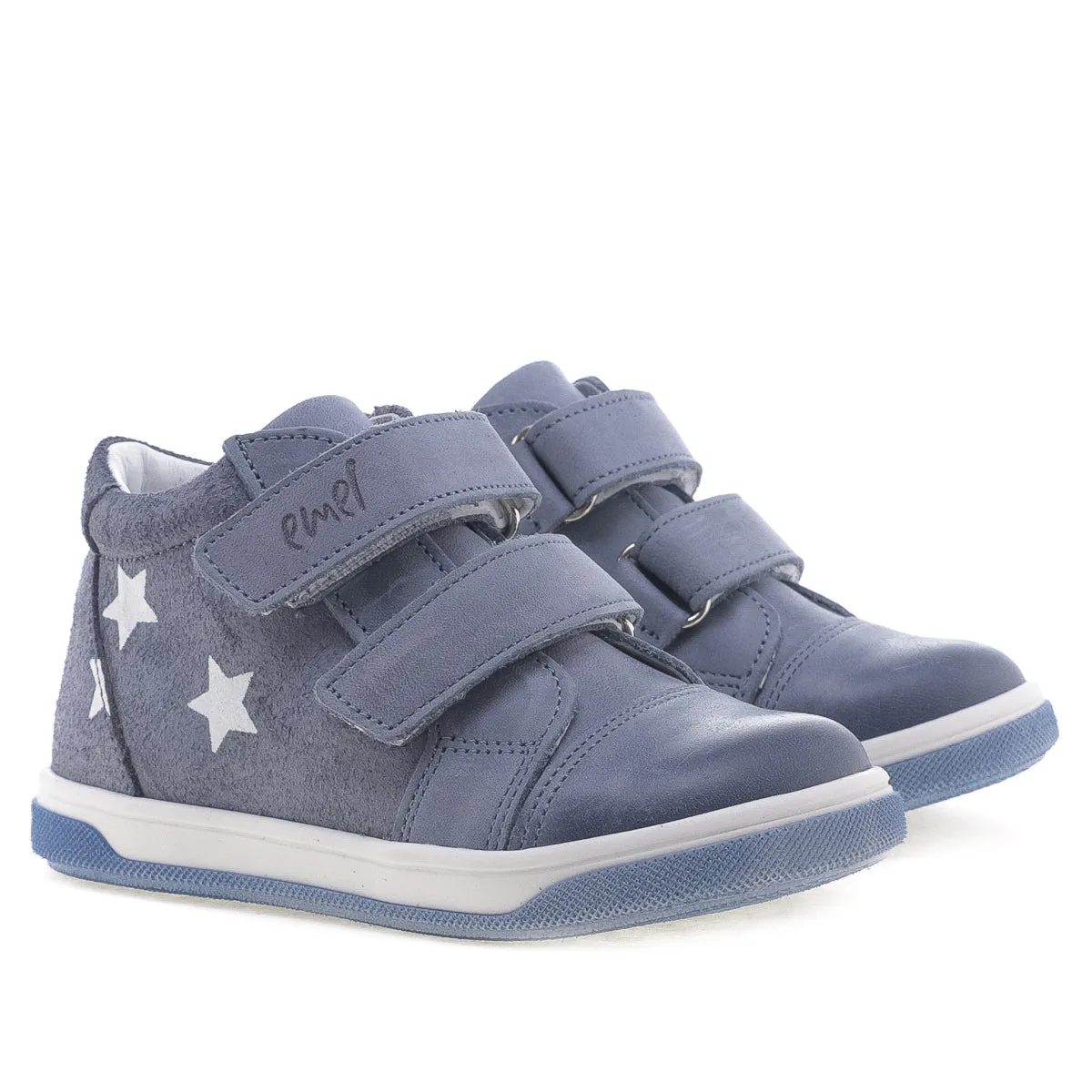 (2675A-2) Emel shoes velcro trainers stars