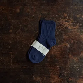 Adult's Cotton Short Socks - Navy