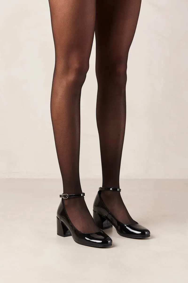 ANTOINE ONIX BLACK LEATHER PUMPS