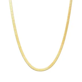 Aura by Martin Binder Gold Herringbone 30 inch Necklace