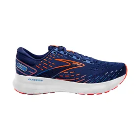 Brooks Men's Glycerin 20 Road Running Shoes - Blue Depths/Palace Blue/Orange