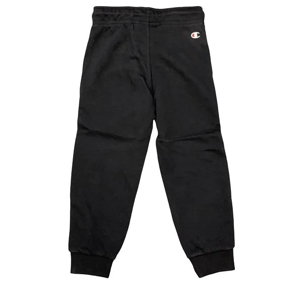 Champion Junior brushed fleece trousers with ankle cuff 305906 KK001 NBK black