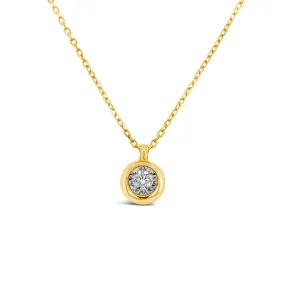 Clara by Martin Binder Diamond Solitaire Necklace (0.23 ct. tw.)