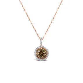 Clara by Martin Binder Fancy Dark Brown Diamond Halo Pendant (2.81 ct. tw.)