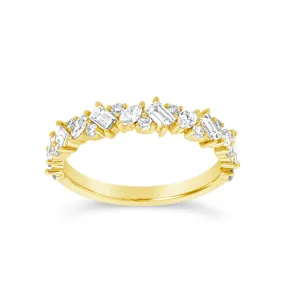 Clara by Martin Binder Mixed Shape Diamond Stacking Ring (0.77 ct. tw.)