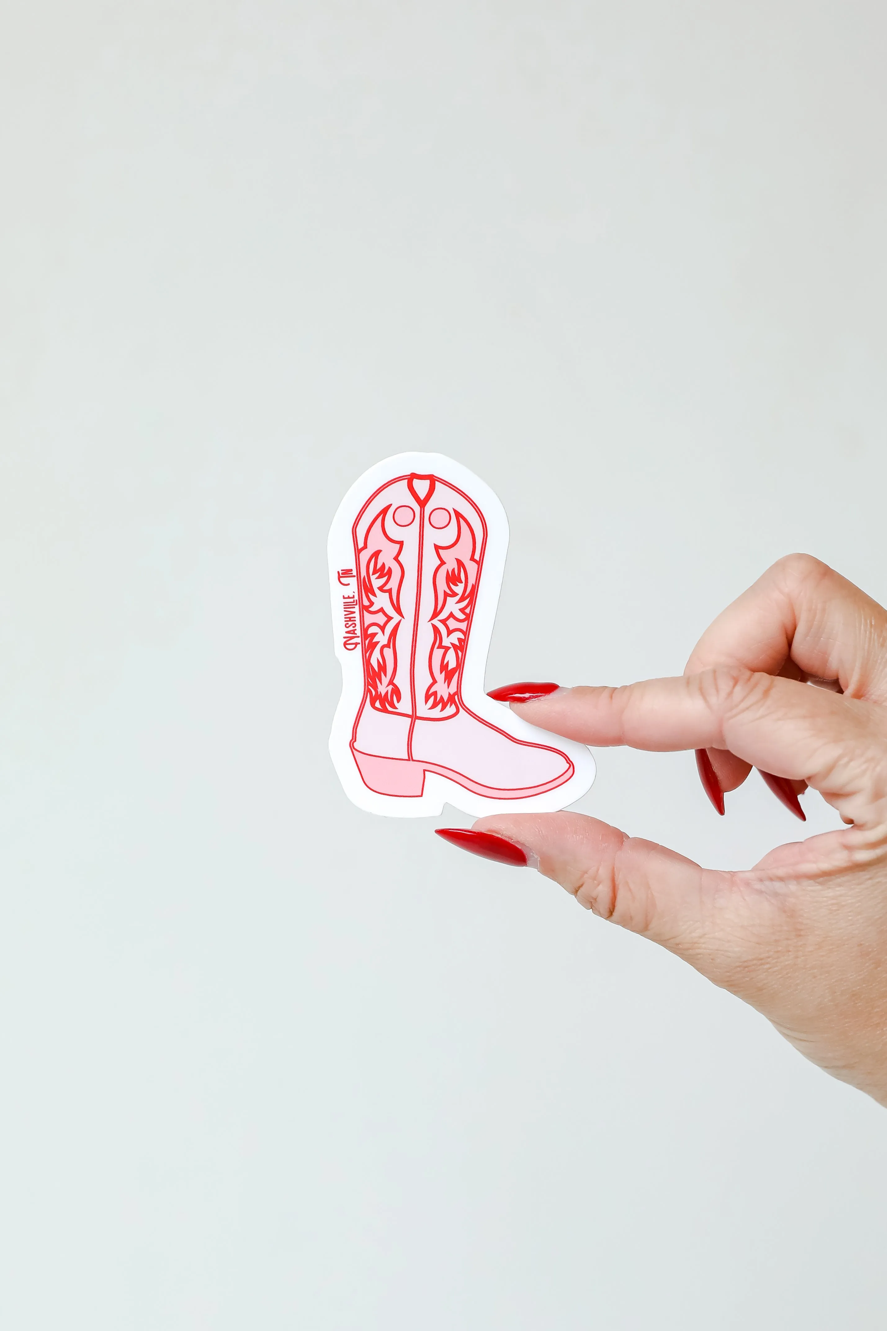 Cowgirl Boot Sticker