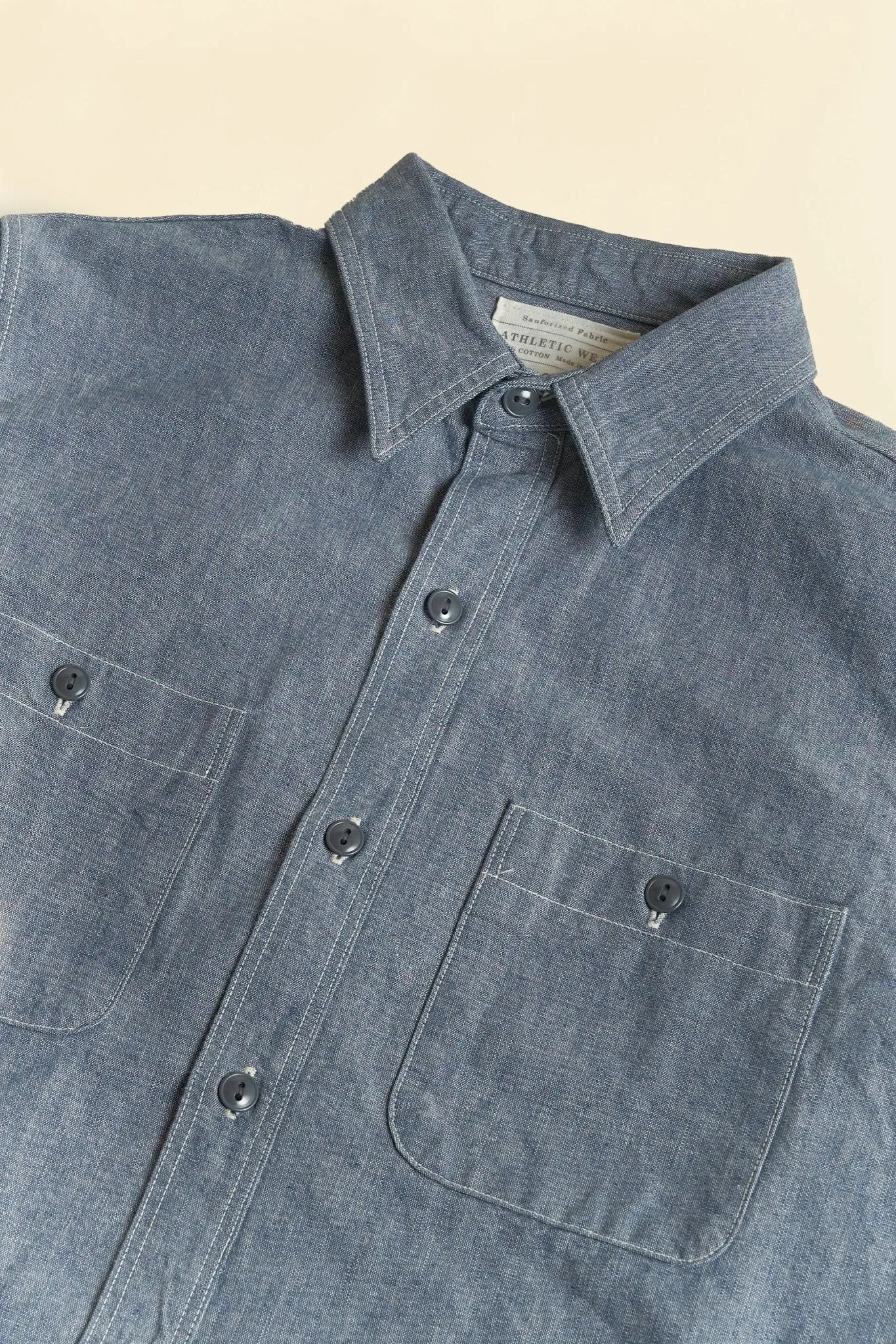 Fullcount Heavy Duty Chambray Shirt - Indigo Blue