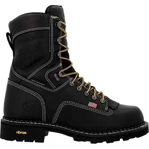 Georgia Boot Men's Logger Waterproof Made in USA Work Boot GB00603