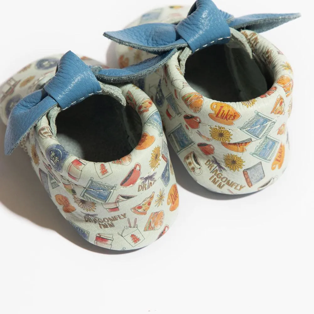 Gilmore Girls Knotted Bow Baby Shoe