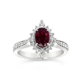 Irisa by Martin Binder Ruby & Diamond Ring