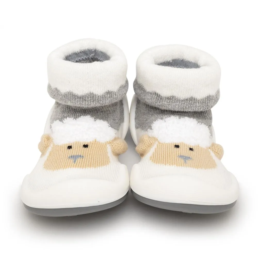 Komuello Baby Shoes - Little Lamb - Heather Grey