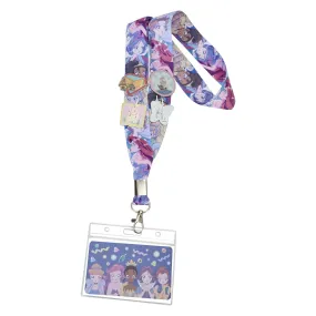 Loungefly Disney Princess Manga Style Lanyard with Card Holder - Preorder