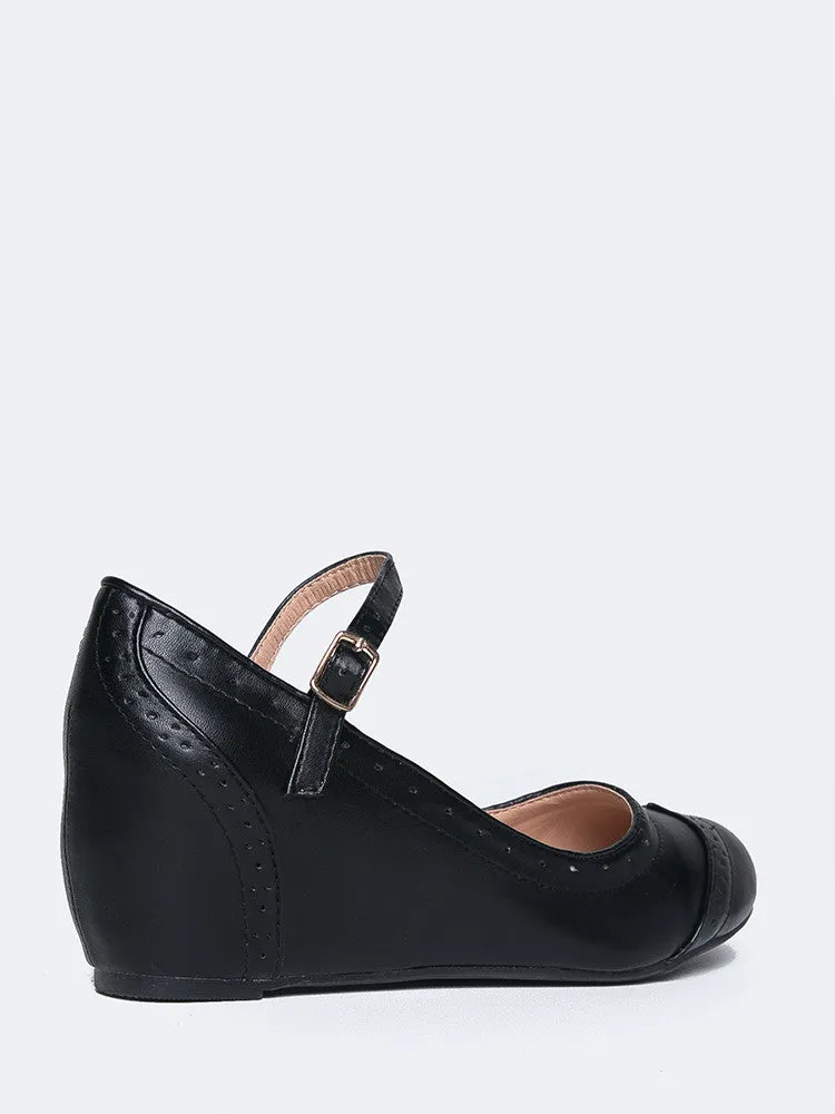 Mary Jane Ankle Wedge