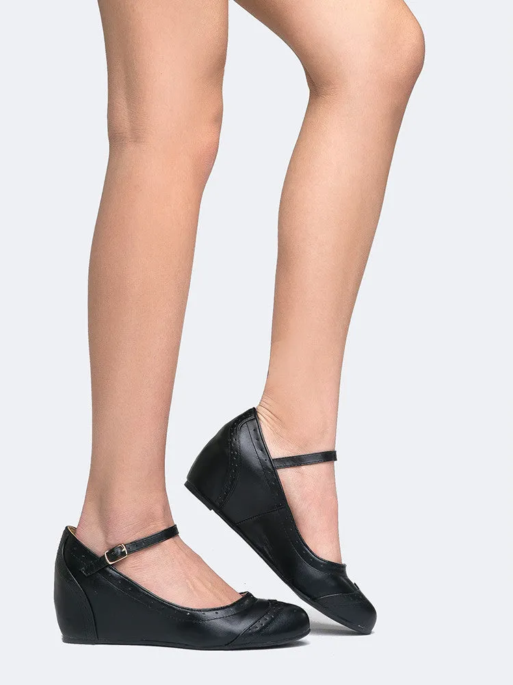 Mary Jane Ankle Wedge