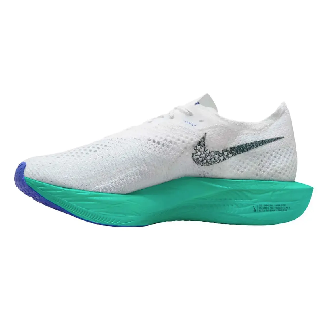 Mens Nike ZoomX Vaporfly Next% 3 - White / Deep Jungle / Jade Ice