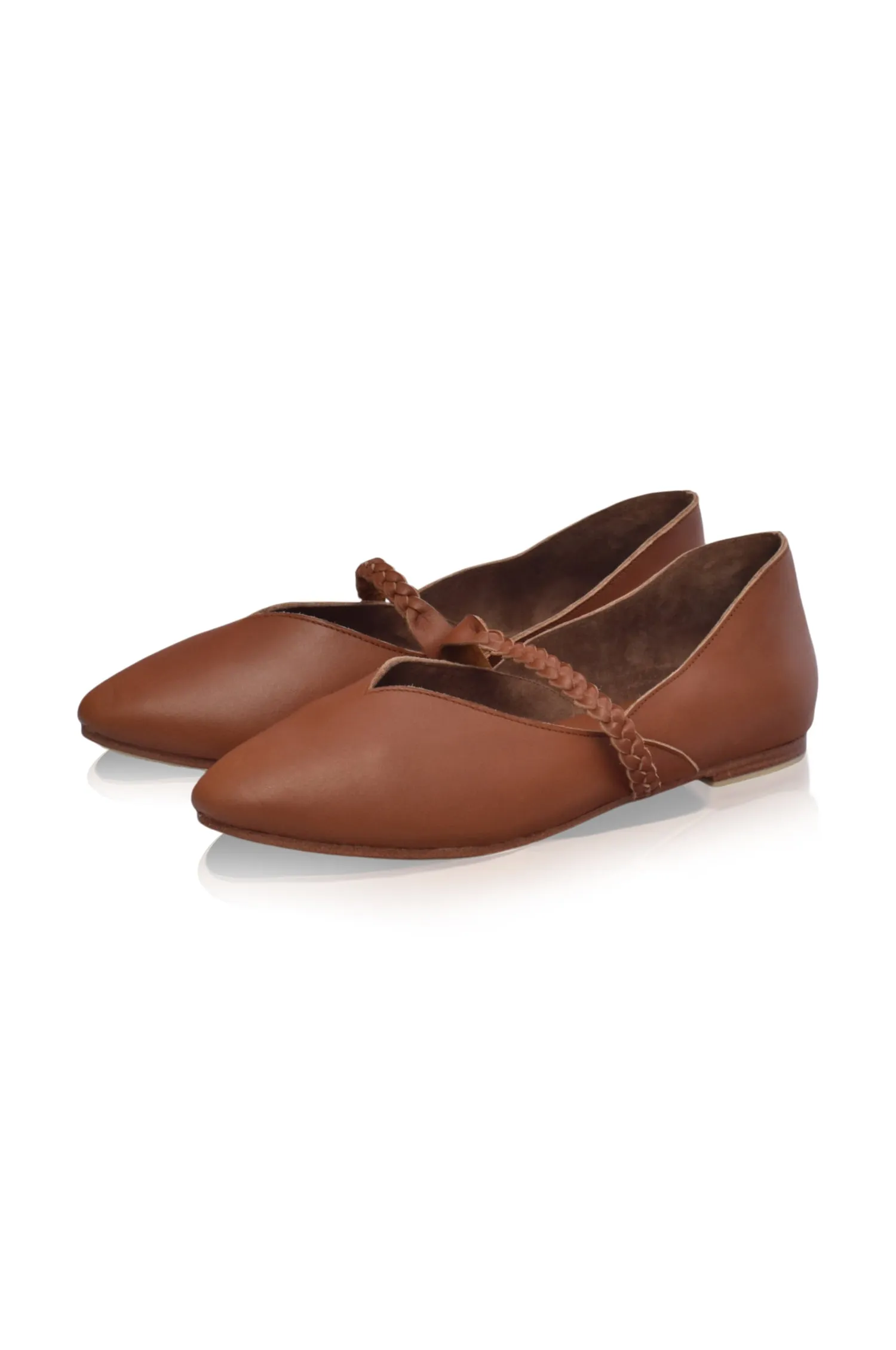 New Love Leather Ballet Flats (Sz. 7 & 9)