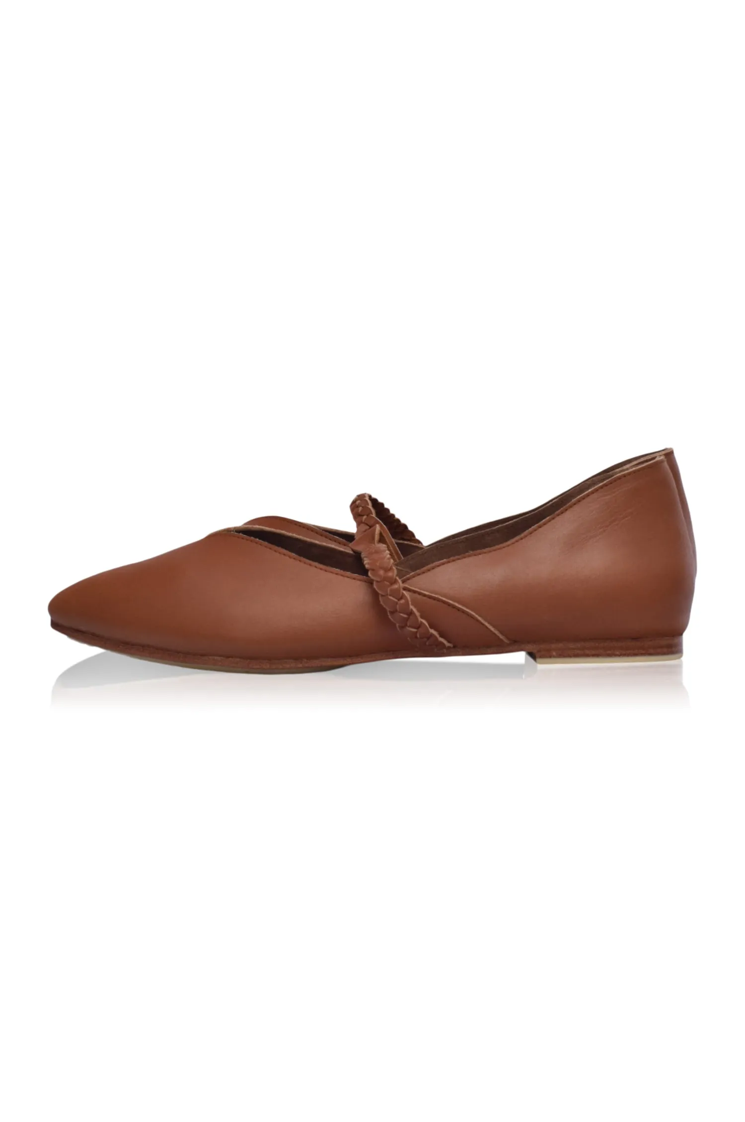 New Love Leather Ballet Flats (Sz. 7 & 9)