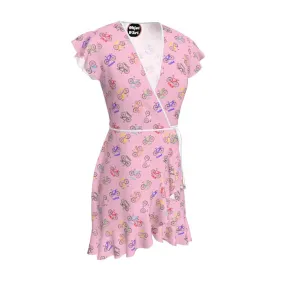 Polyglot Cyclist Tea Dress