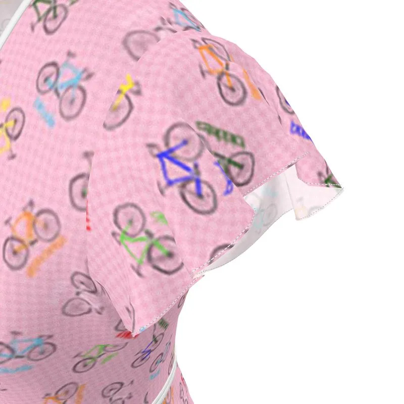 Polyglot Cyclist Tea Dress