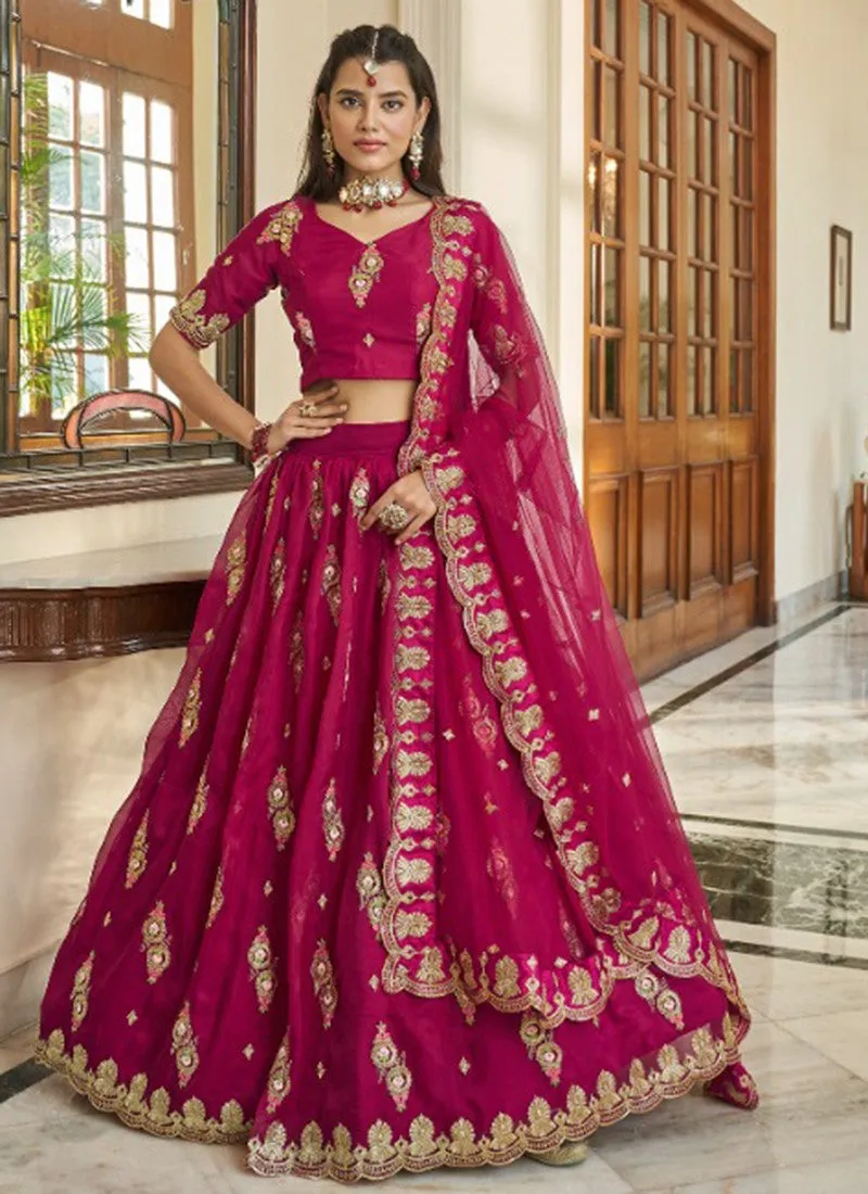 Pure Organza Designer Lehenga Choli