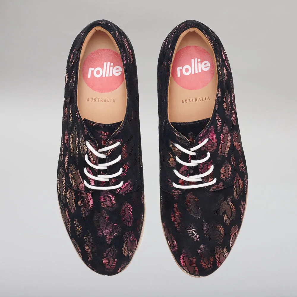 ROLLIE NATION - DERBY - GOLD BLUSH LEOPARD