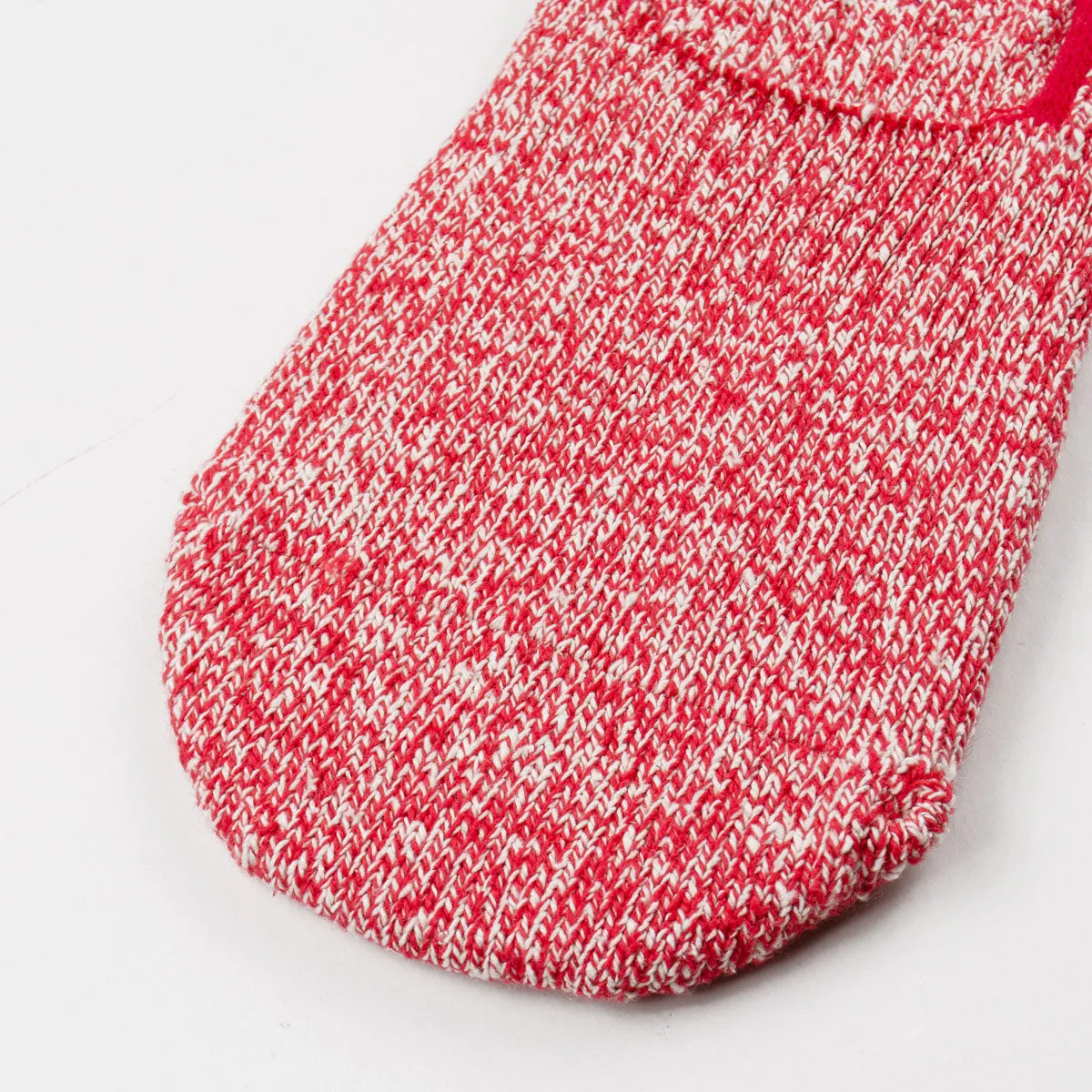 RoToTo - Silk Cotton Foot Cover Invisible Socks - Mix Red