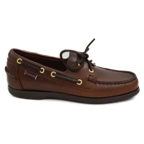 Sebago Endeavour Brown Oiled Waxy Deck Shoes