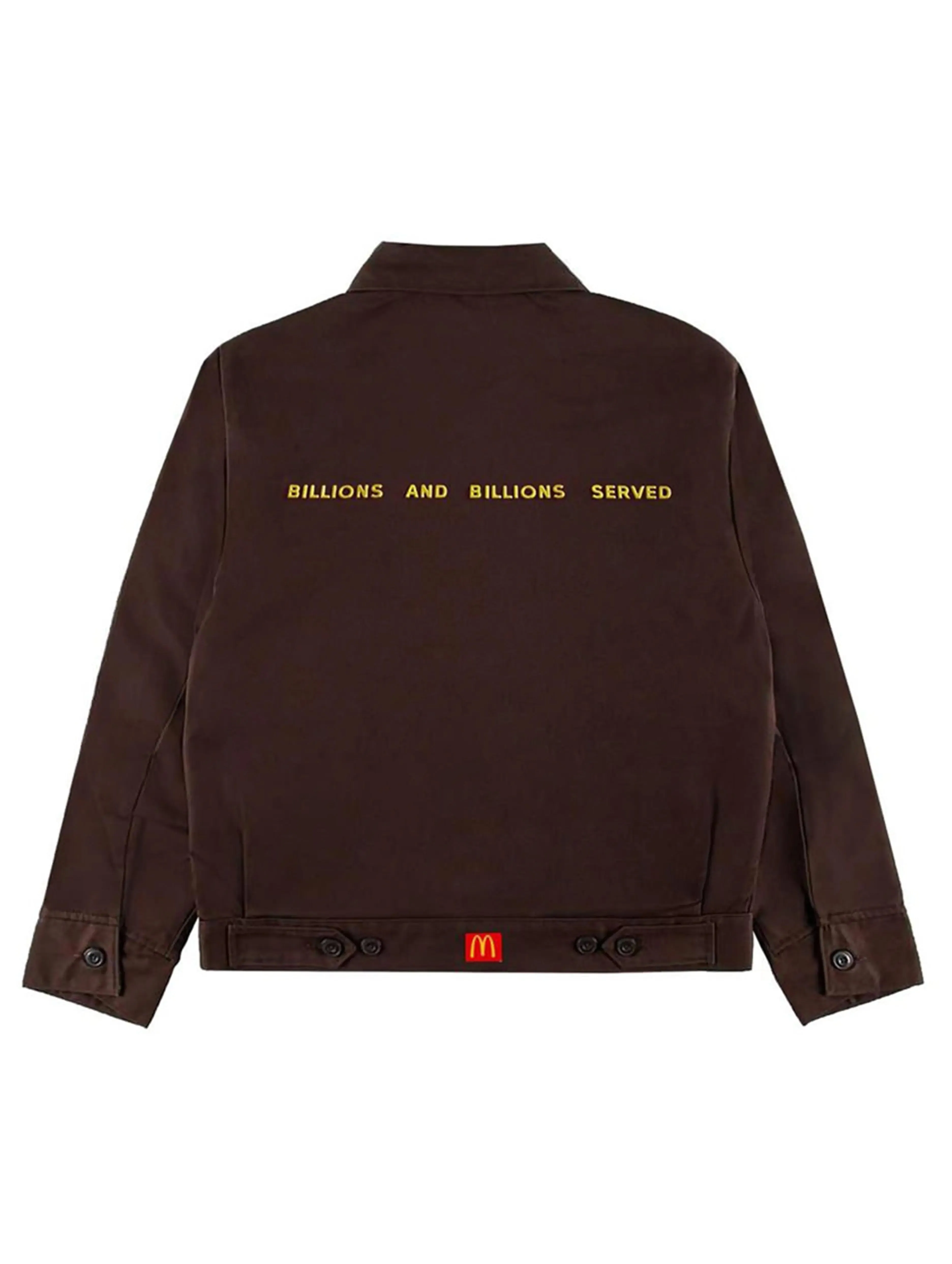 Travis Scott x McDonald's Billions Served Work Jacket Brown