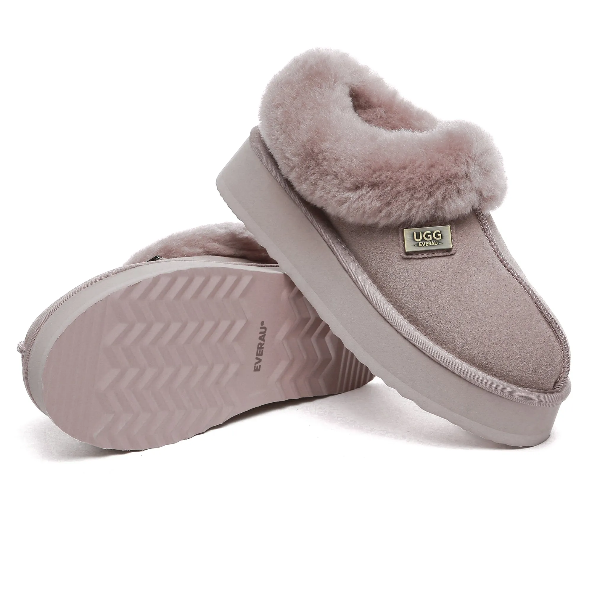 UGG Platform Ankle Slippers