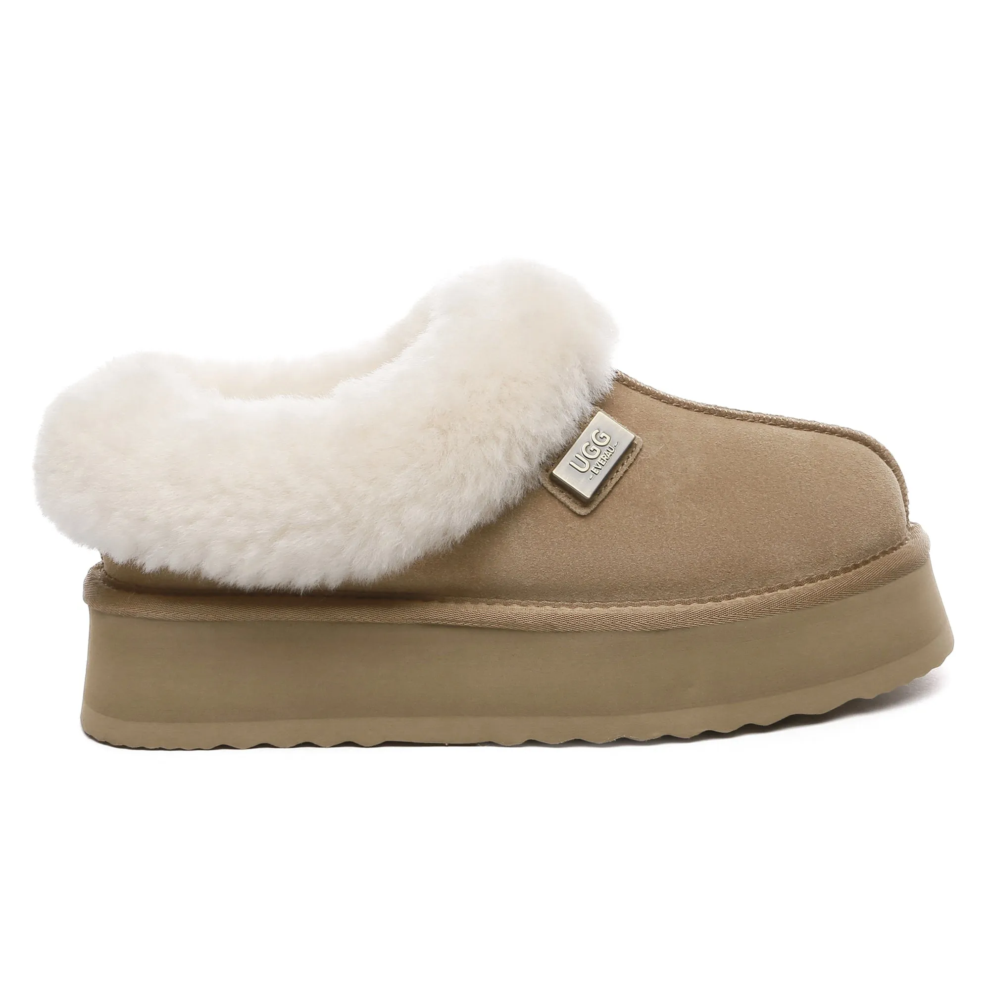 UGG Platform Ankle Slippers