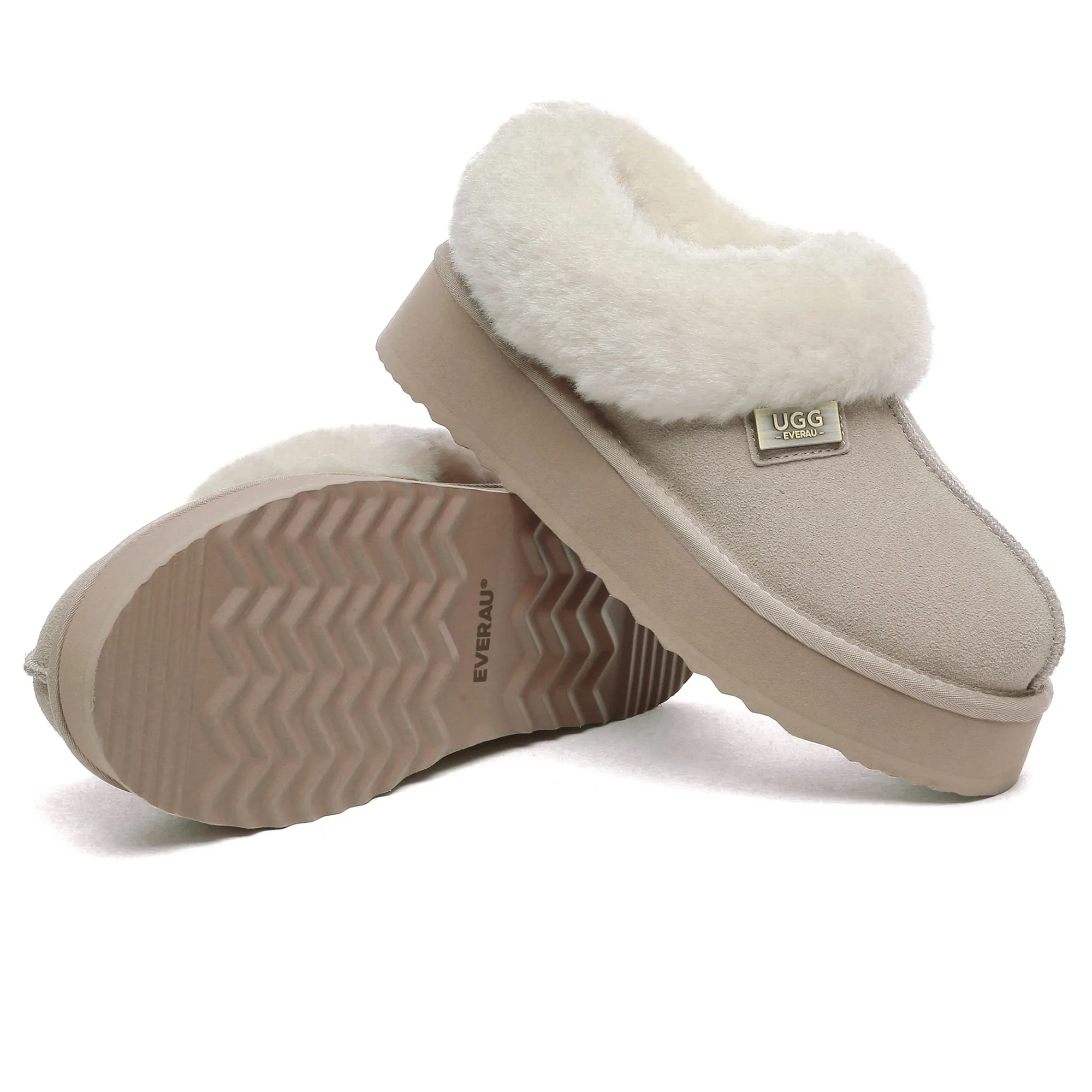 UGG Platform Ankle Slippers