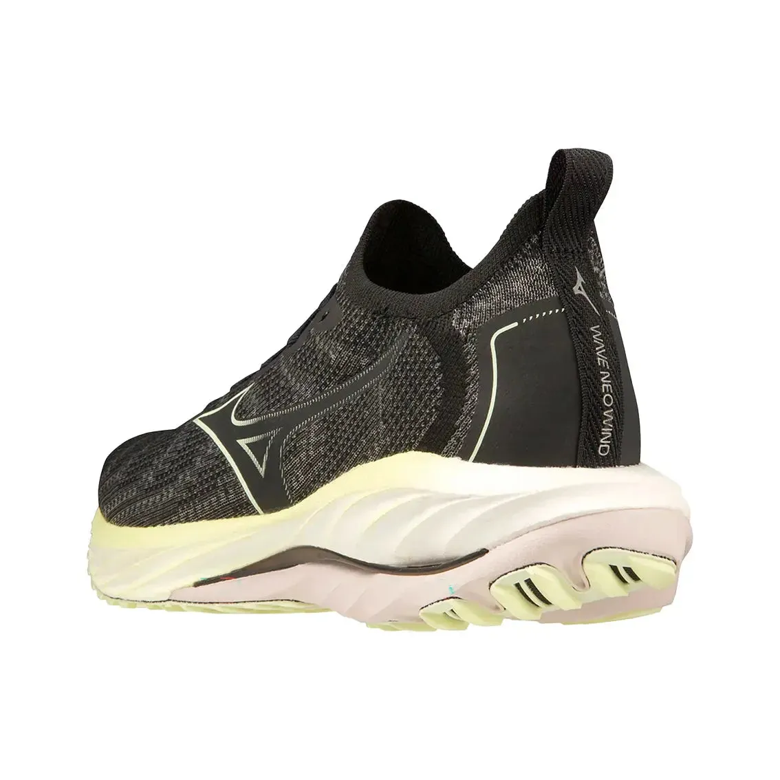 Womens Mizuno Wave Neo Wind - Undyed Black / Starlight